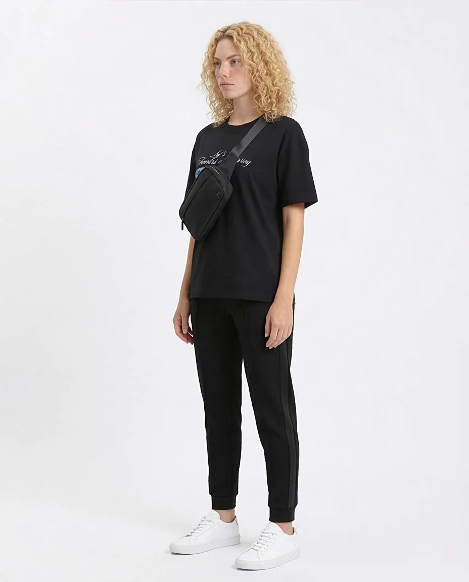 Ravin "1999" Fearless & Daring Oversized Graphic T-Shirt - Black - R210560 - Image 5