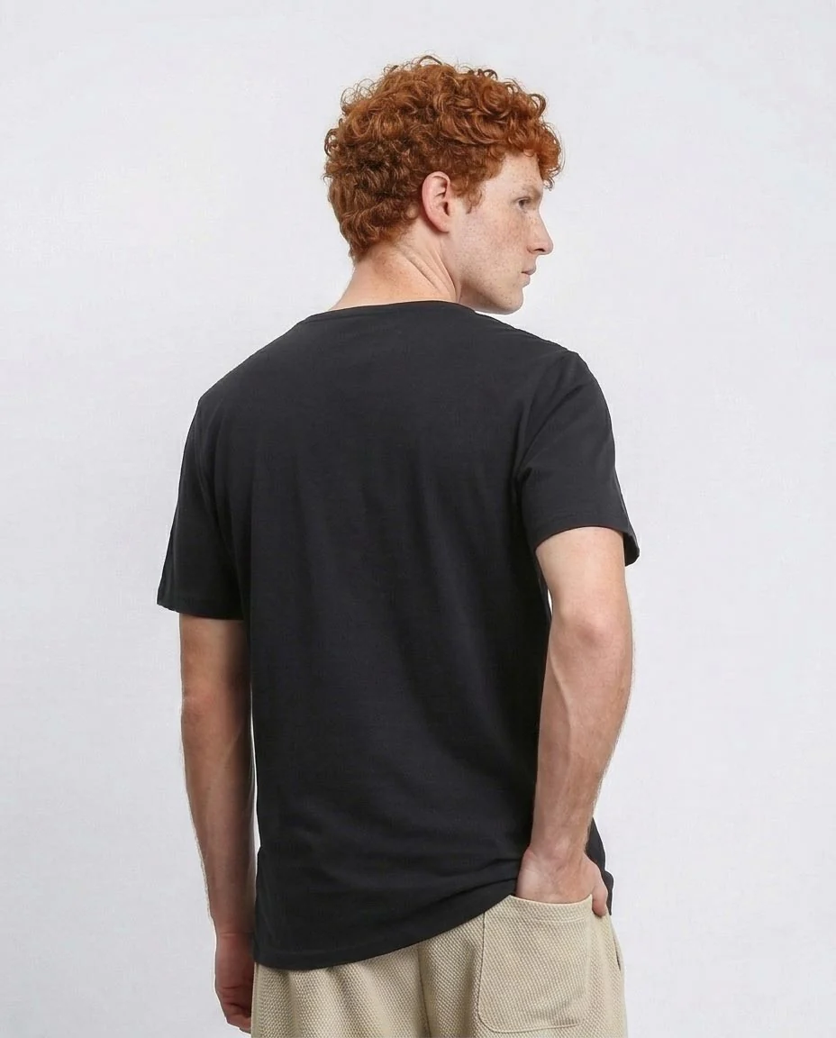 Ravin "Be The Change" Distressed Graphic Tee – Street Style Black - R209365 - Image 2