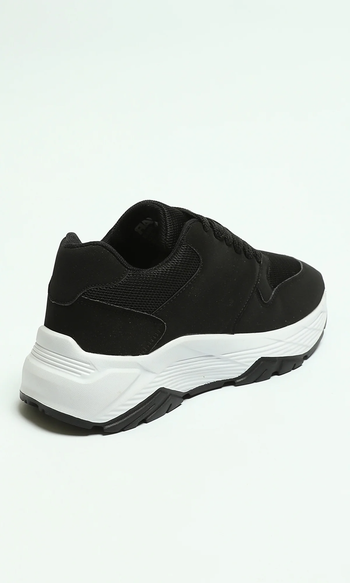 Essential Black Chunky Sole Sneakers - Image 3