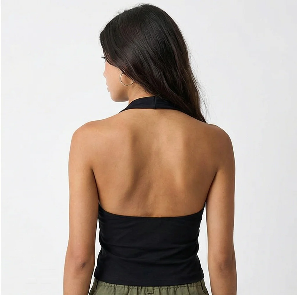 Midnight Essentials Halter Neck Tank Top - R217722 - Image 2