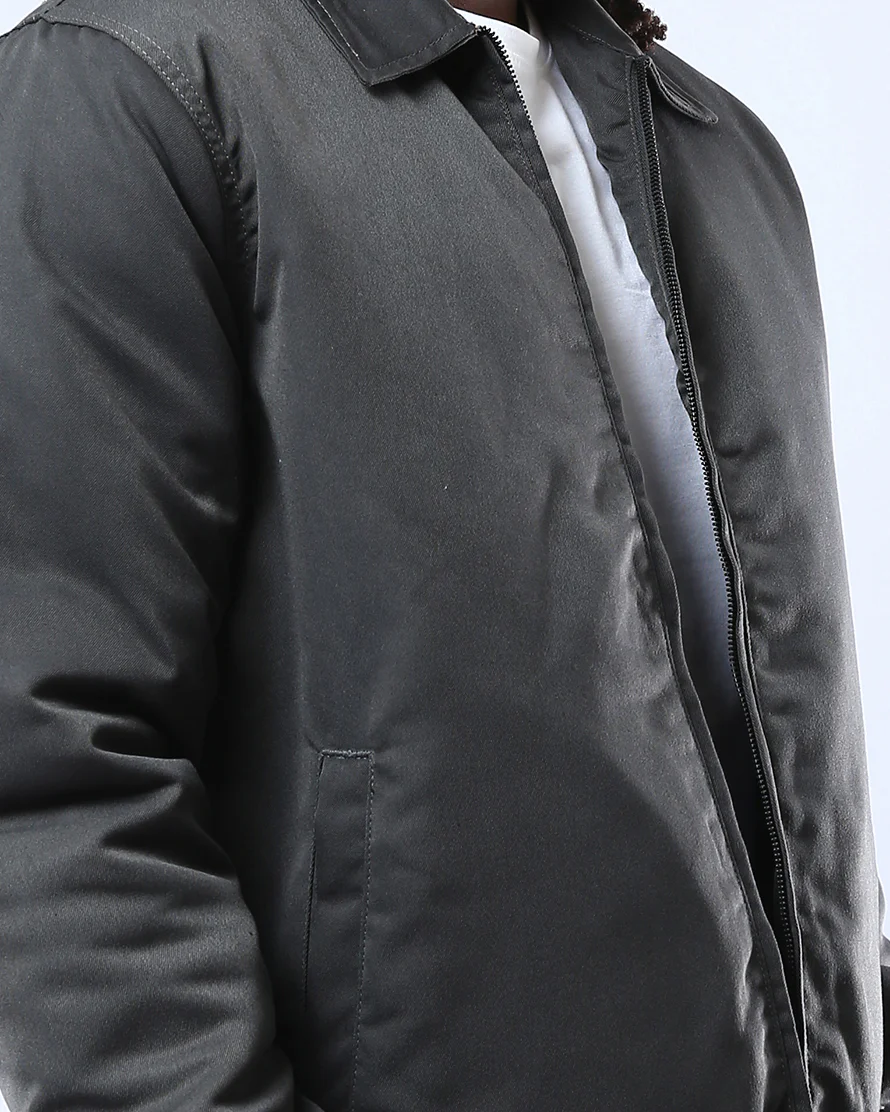 Charcoal Minimalist Padded Mechanic Jacket - O174463 - Image 4