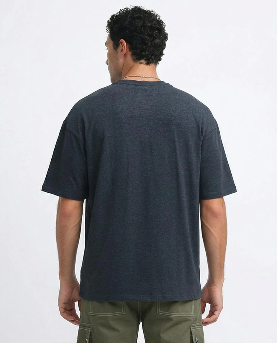 Charcoal San Diego Oversized Graphic T-Shirt - O182411 - Image 2