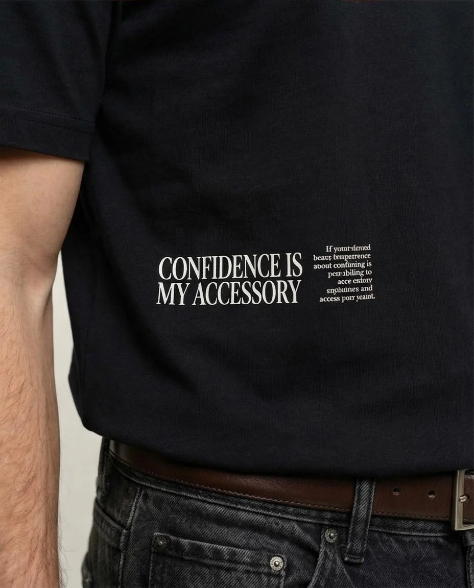 Ravin "Confidence" Graphic Tee – Signature Series in Black - R209369 - Image 3
