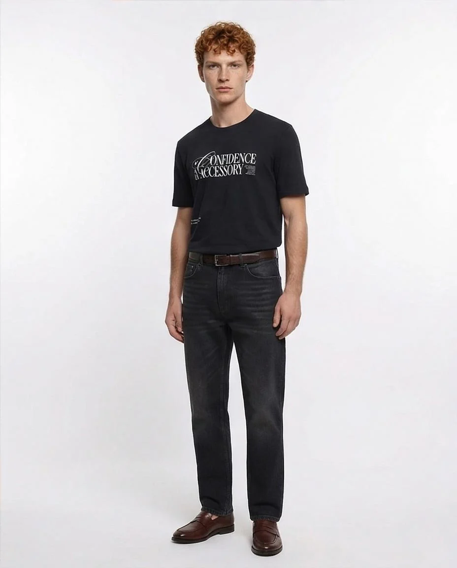 Ravin "Confidence" Graphic Tee – Signature Series in Black - R209369 - Image 4