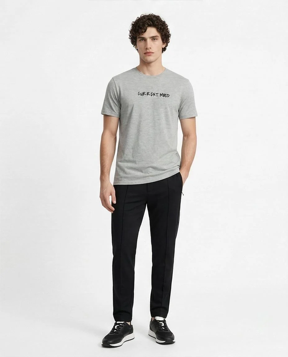 Ravin "Current Mood" Graphic T-Shirt – Heather Grey - R216567 - Image 4