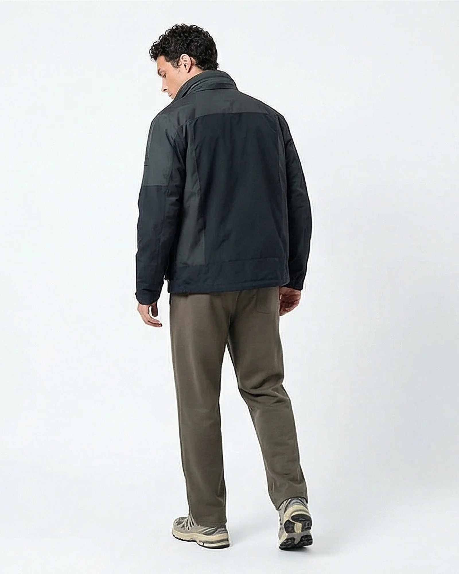 Essential Drawstring Utility Sweatpants in Earthy Khaki - Image 4