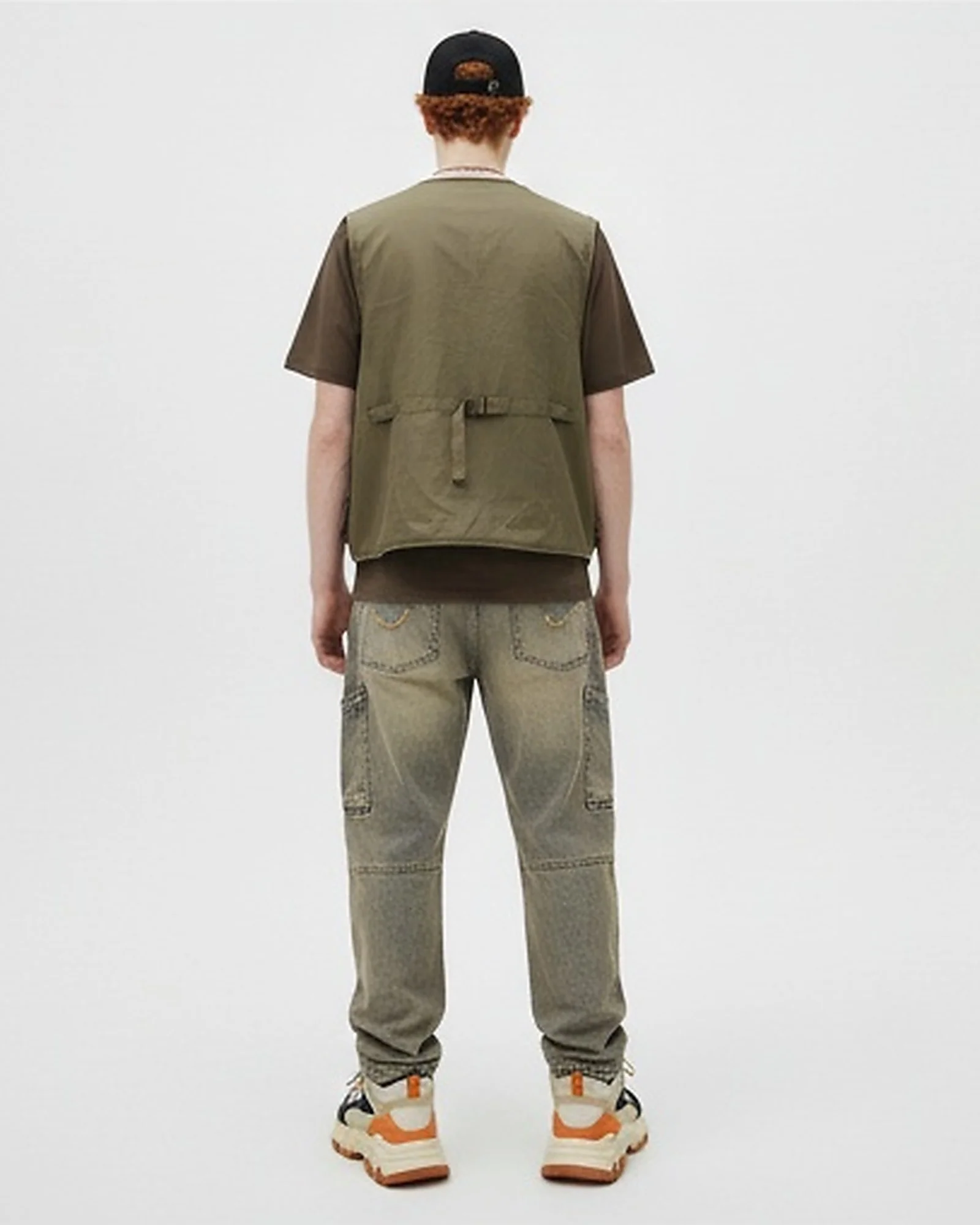 Espresso Brown Utilitarian Relaxed Fit T-Shirt - R216804 - Image 4