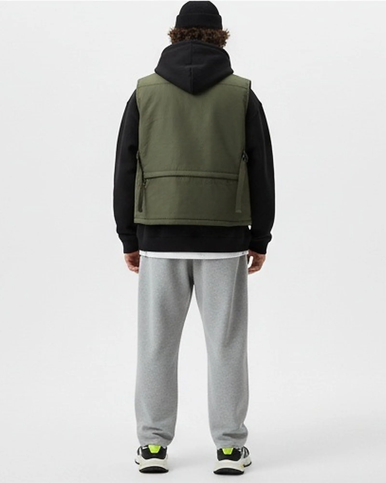 Essential Heather Grey Relaxed-Fit Sweatpants - Image 4