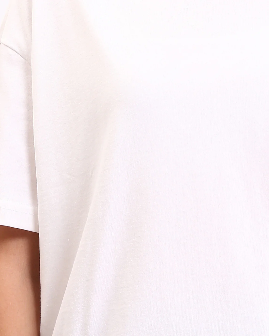 Ravin Essential Oversized Crew Neck T-Shirt – Crisp White - O203516 - Image 4