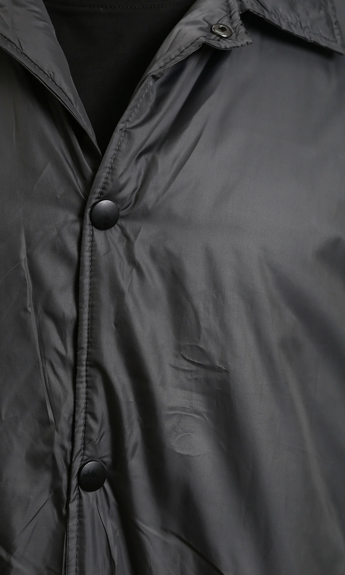 Essential Versatile Black Snap-Button Bomber Jacket - Image 3