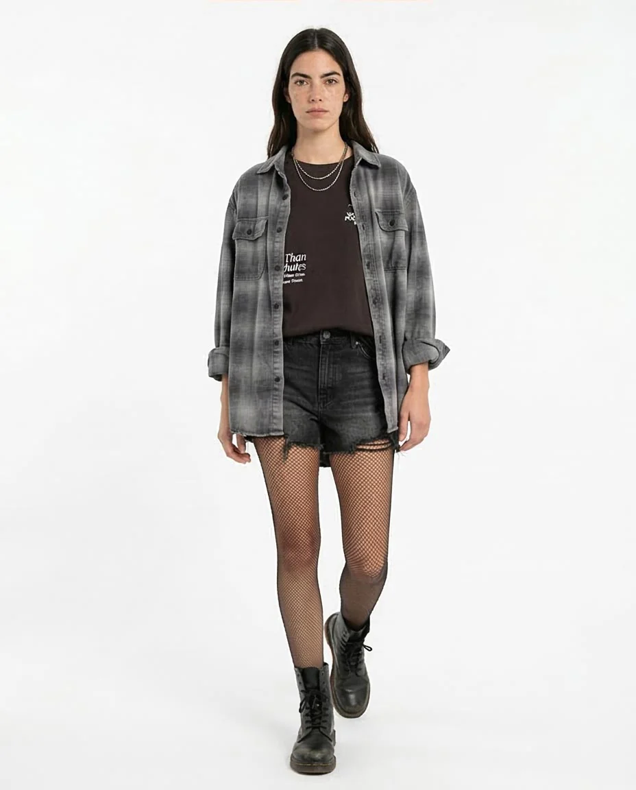RAVIN | "Faster Than Parachutes" Oversized Concert Tee - Black - R205516 - Image 5