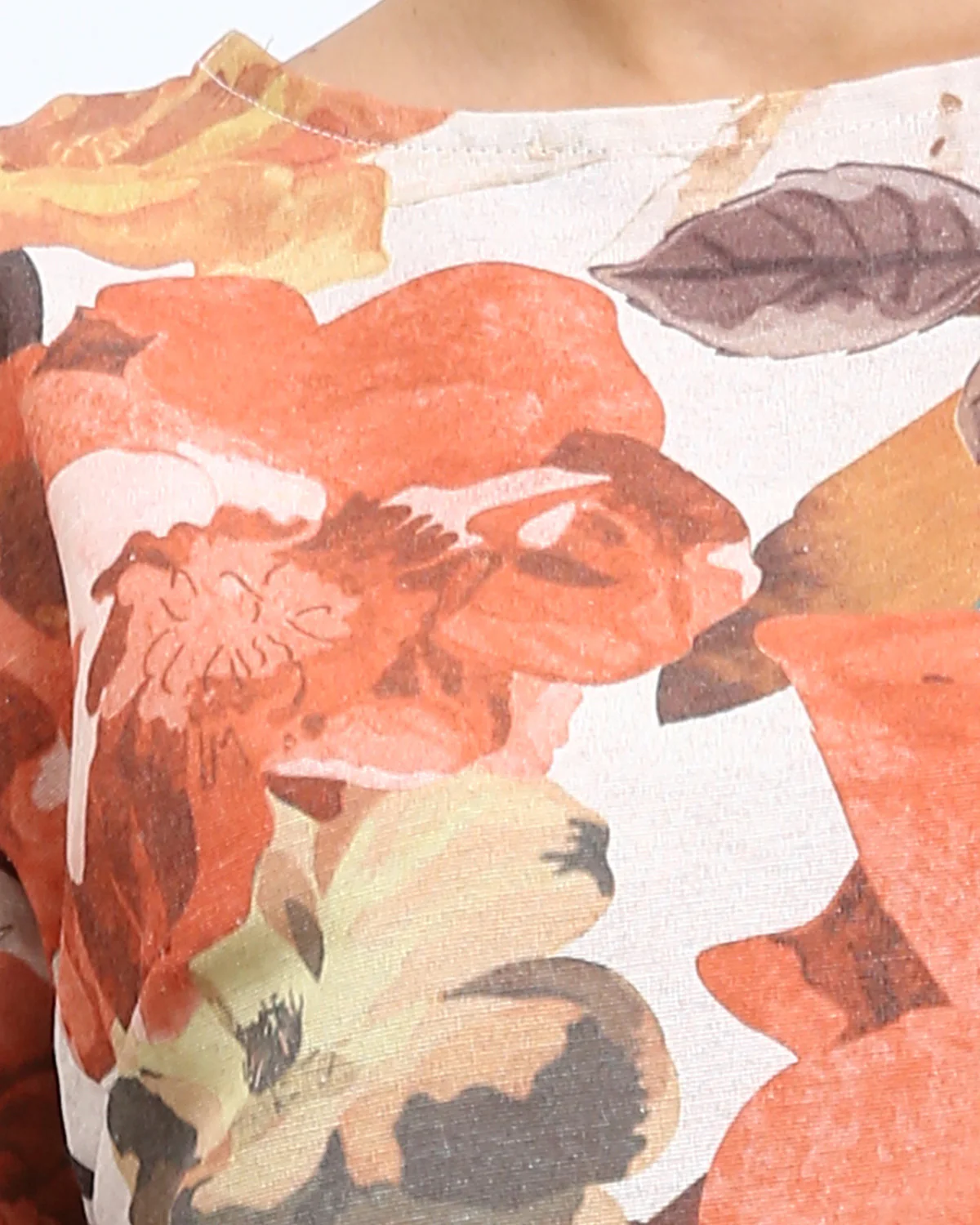 Ravin Floral Print Boxy Crop Top – Autumn Bloom - R208492 - Image 4
