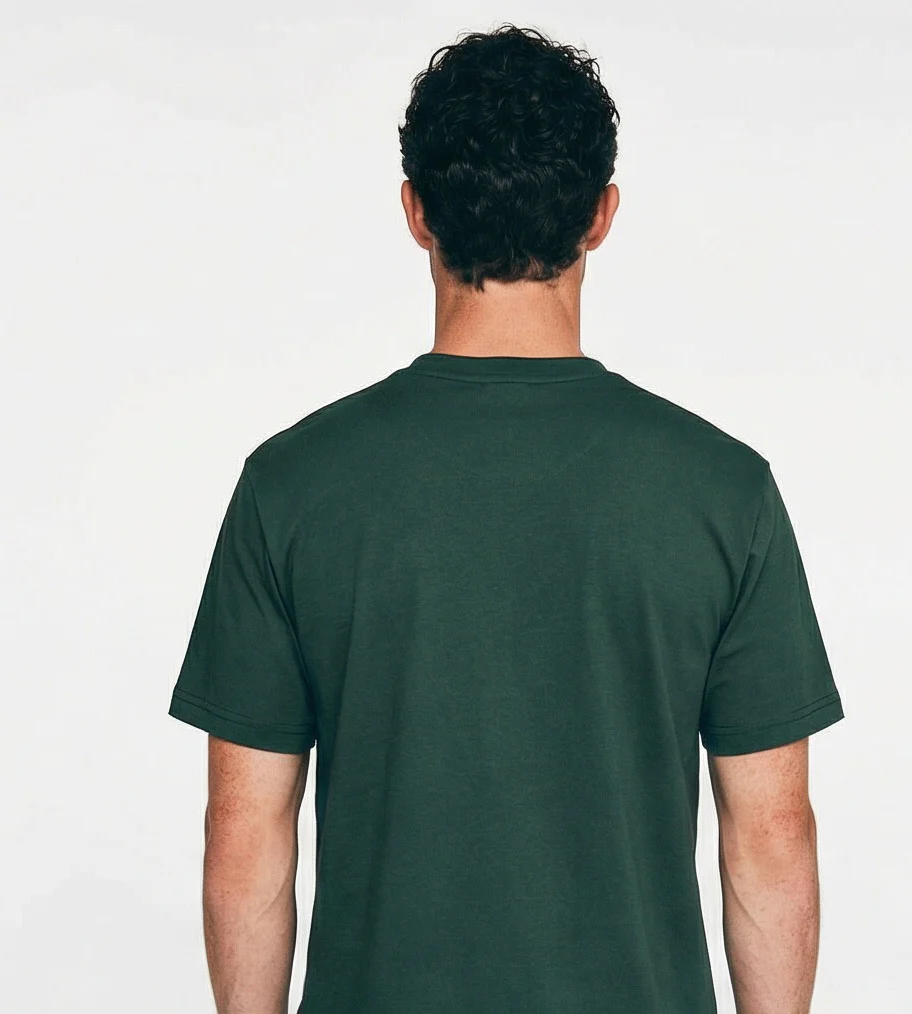 Forest Green Essential Crew Neck T-Shirt - R217690 - Image 2