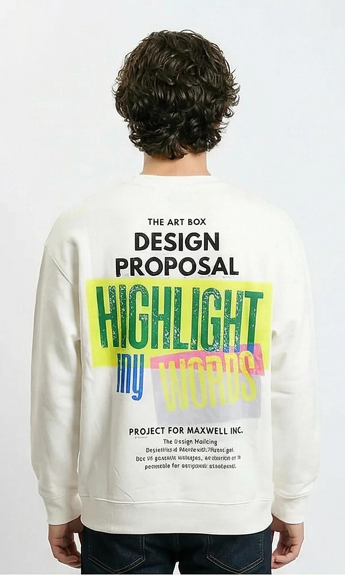 Graphic Highlight Print Sweatshirt - Image 2