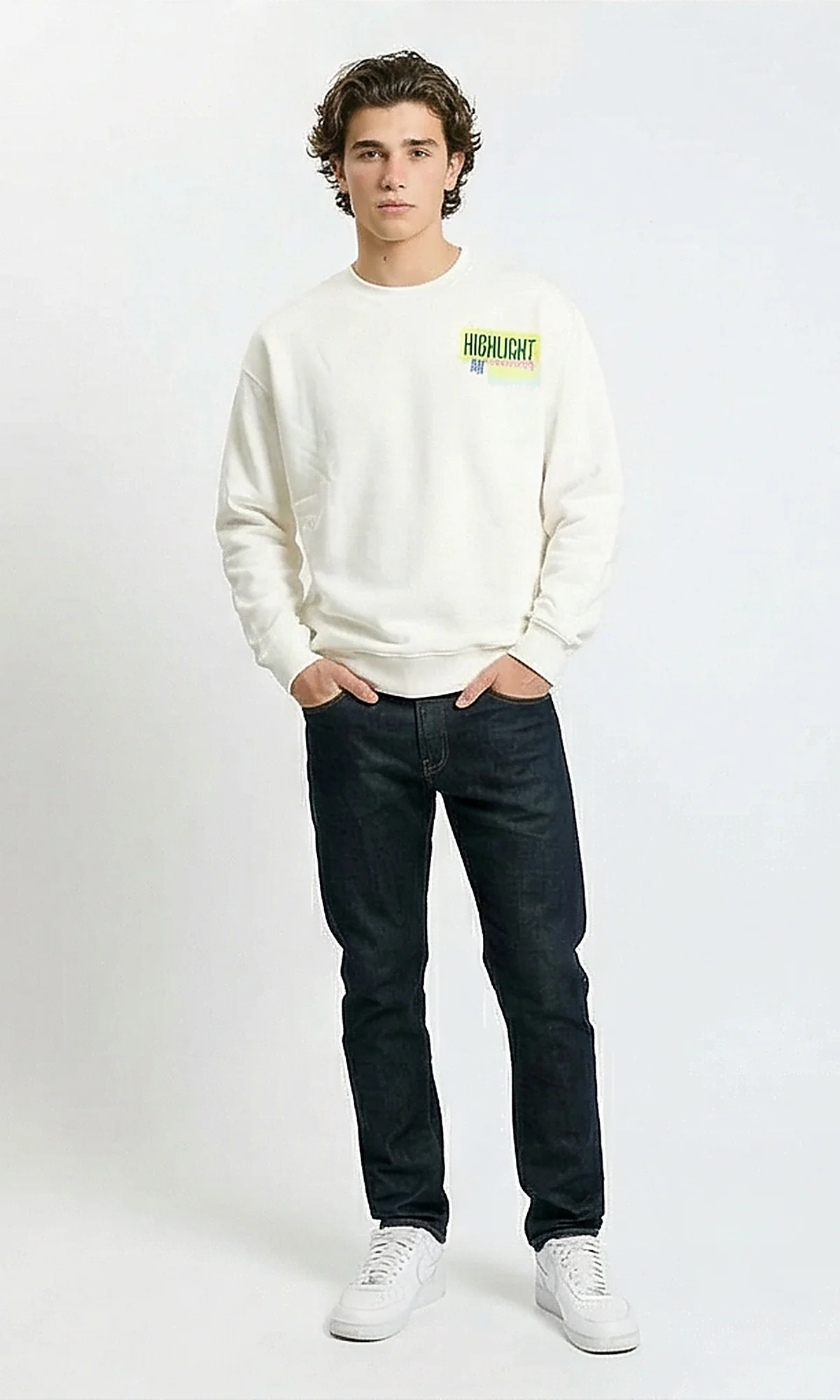 Graphic Highlight Print Sweatshirt - Image 4