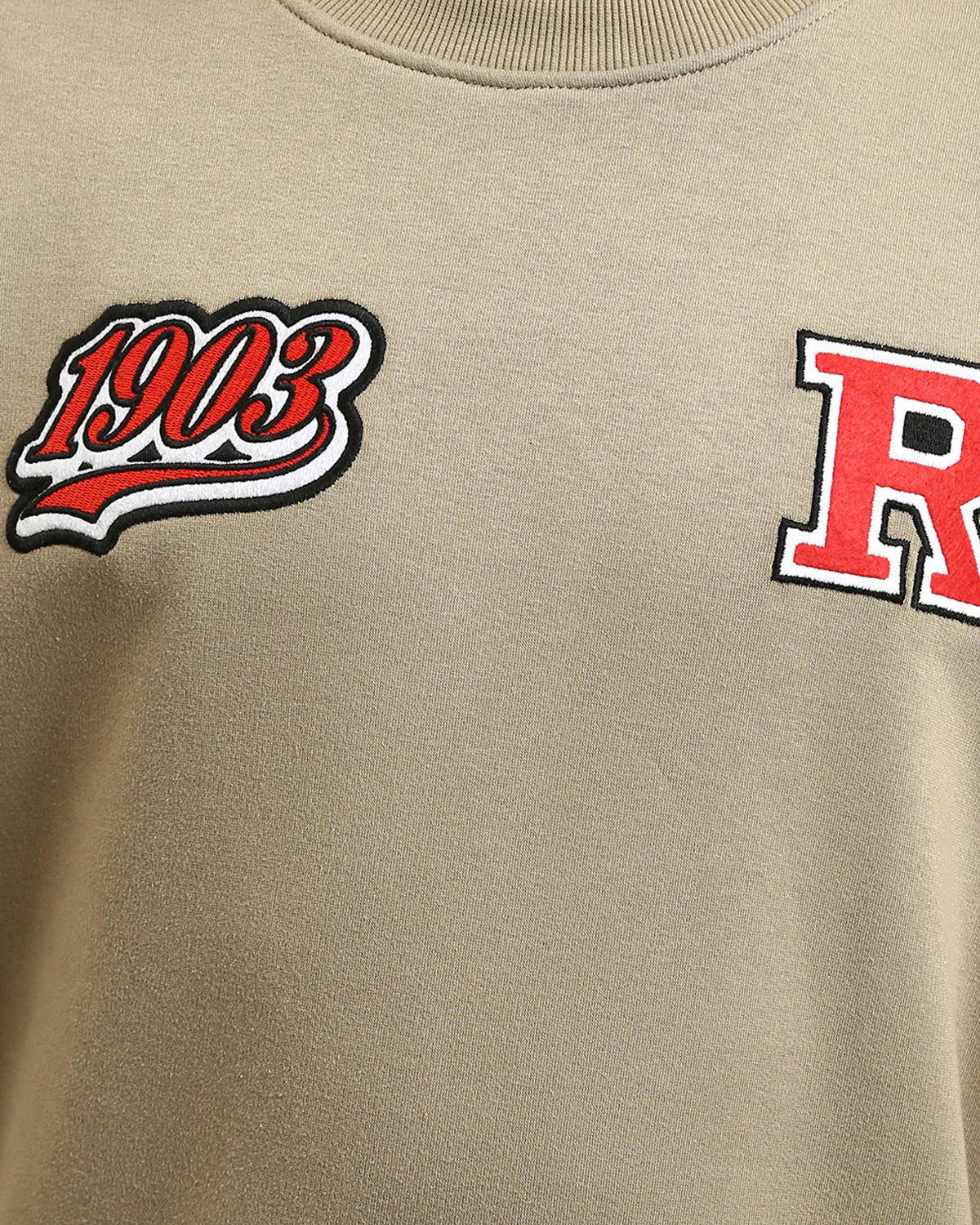 Ravin Heritage "1903" Patch Sweatshirt – Sport Luxe Edition - Light Coffee - R215073 - Image 4