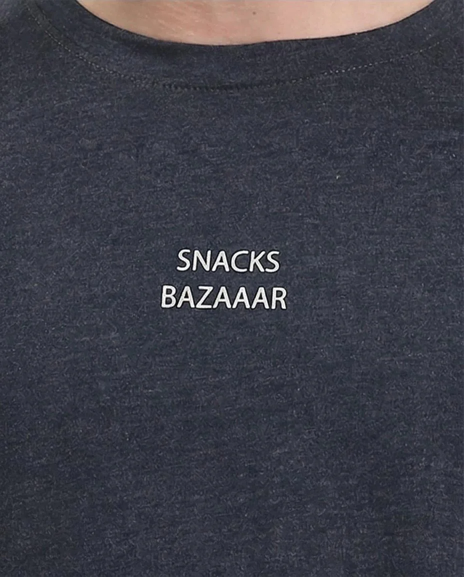 Ravin Japan Spark Oversized Heavyweight Graphic T-Shirt - Charcoal Grey - R207693 - Image 3