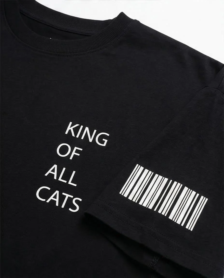 Ravin "King of All Cats" Oversized Graphic T-Shirt - R209413 - Image 3