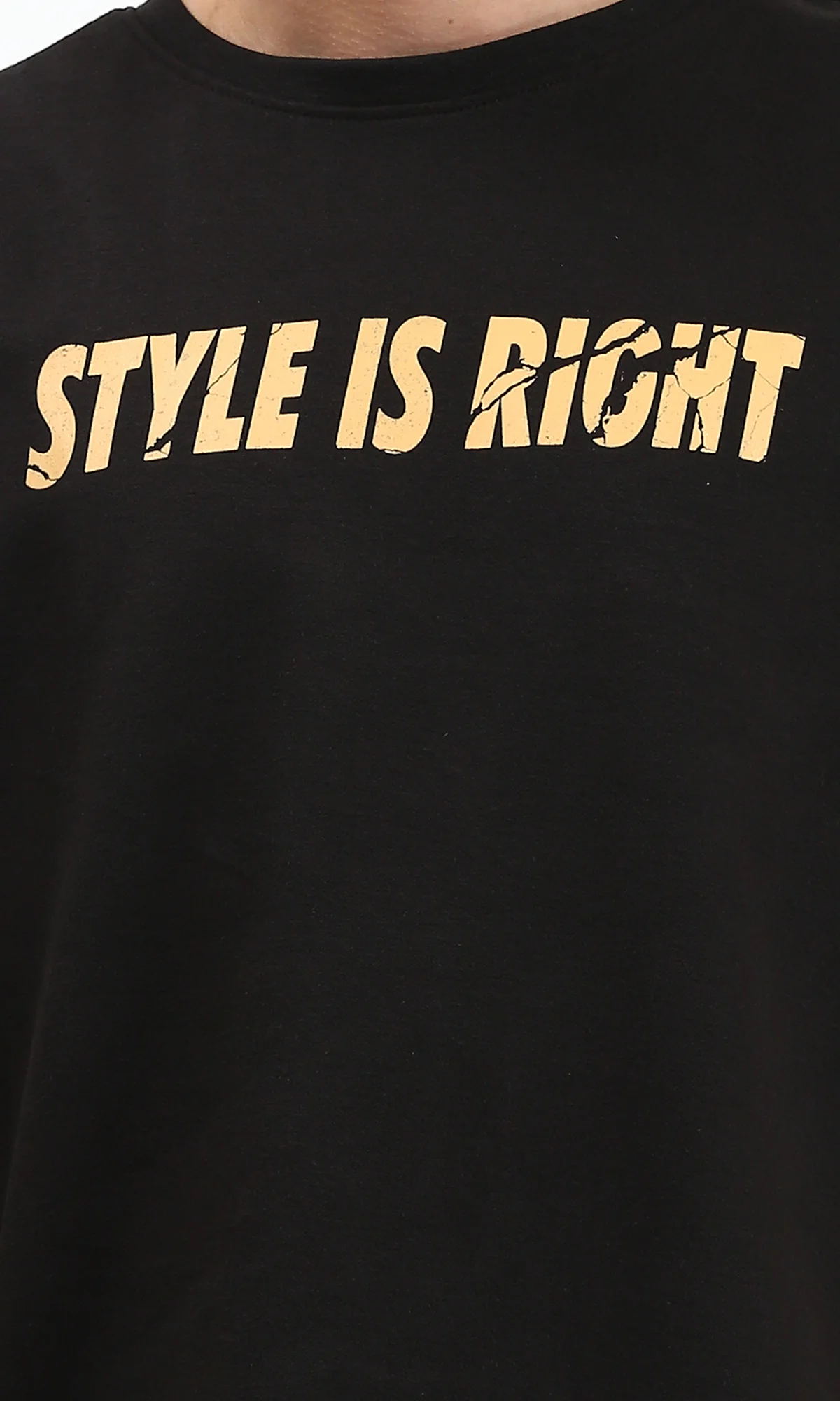 RAVIN "La Vie Est Belle" Oversized Graphic Street Tee – Black - R210521 - Image 3