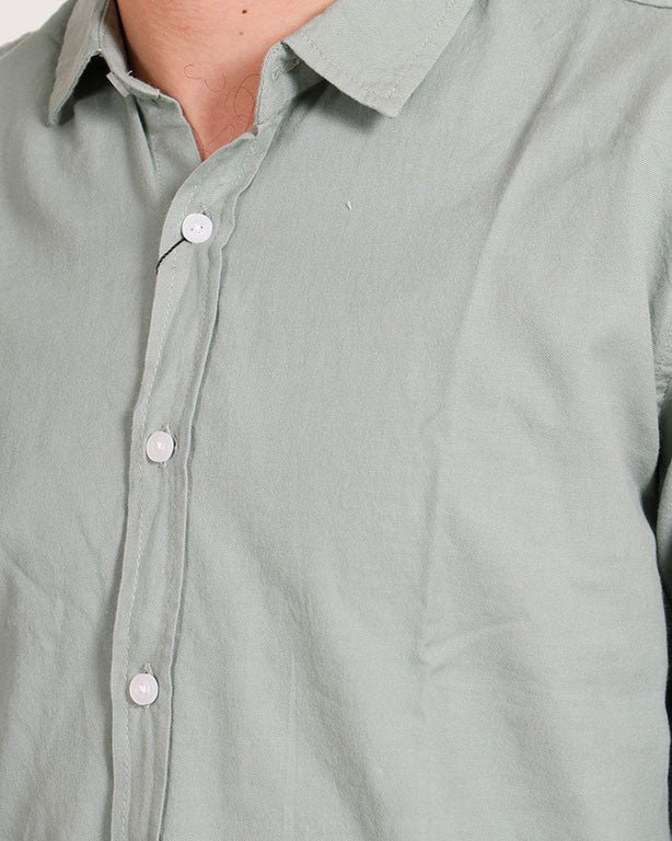 R206394 - Light Green Button-Up Shirt - Image 4