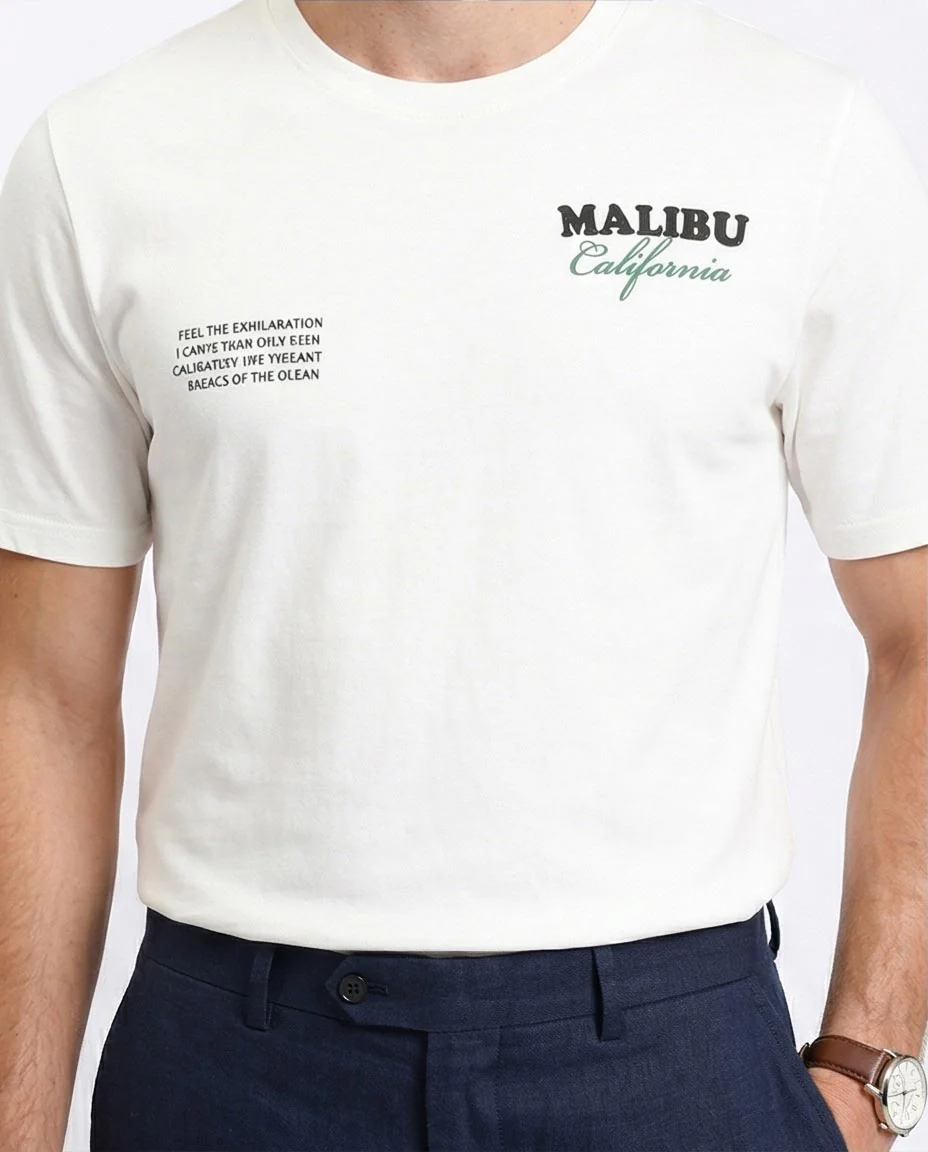 Ravin Malibu Vibe Graphic Tee – White - R208968 - Image 3
