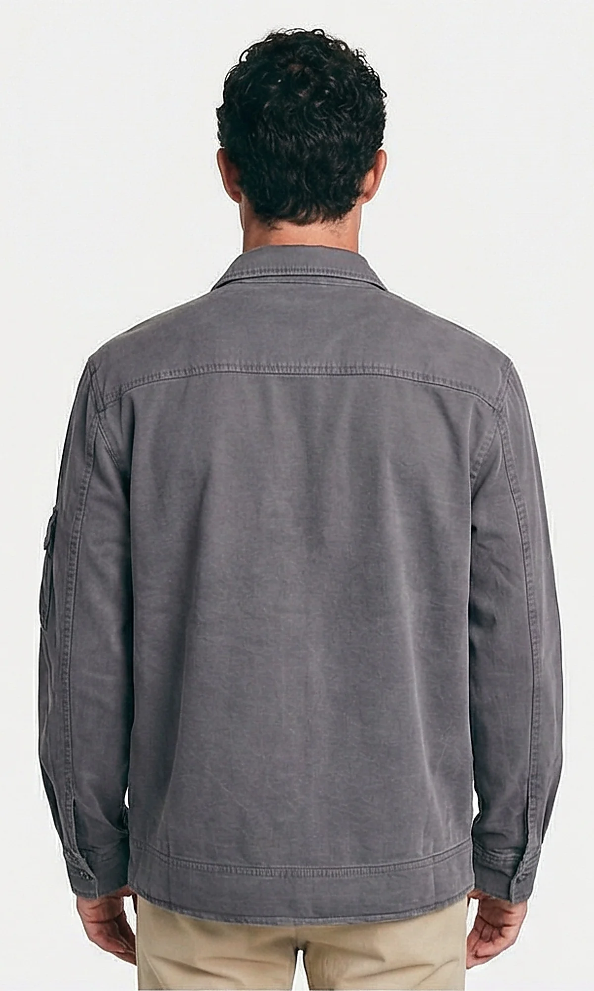Modern Utility Charcoal Field Jacket - Image 2