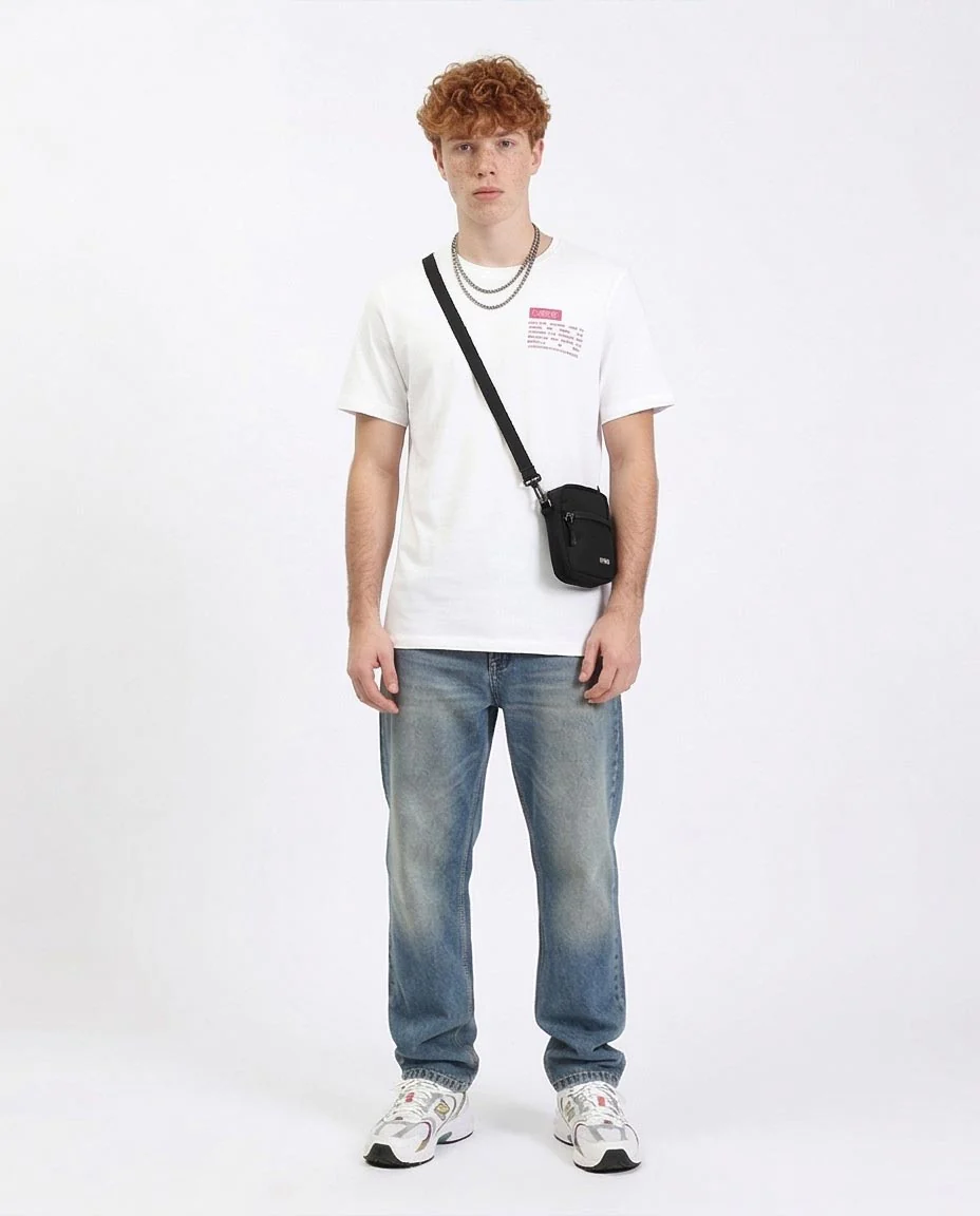 Ravin Men’s "Chimere" Graphic T-Shirt – White - R209425 - Image 4