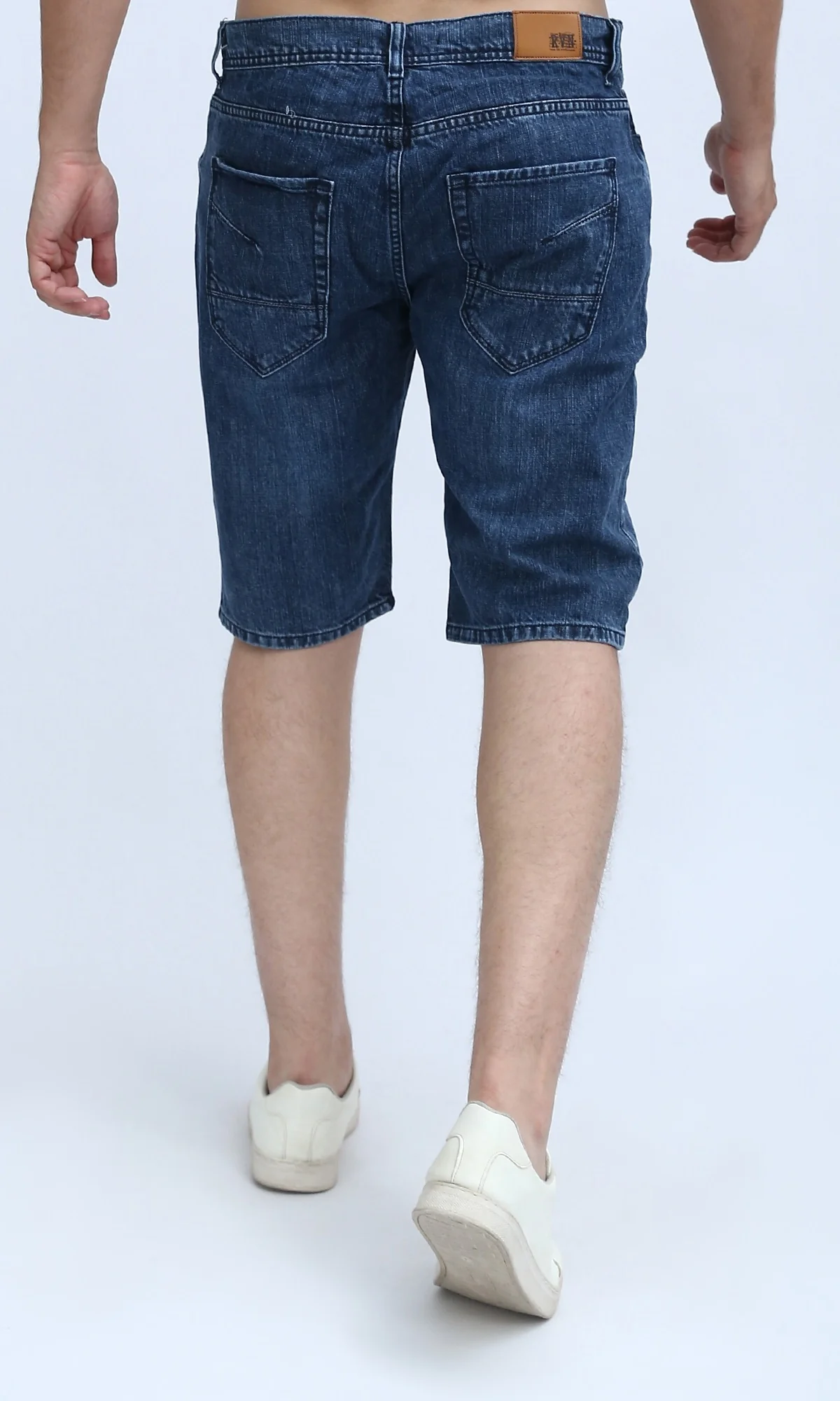 Men's Classic Indigo Denim Shorts - O198730 - Image 3