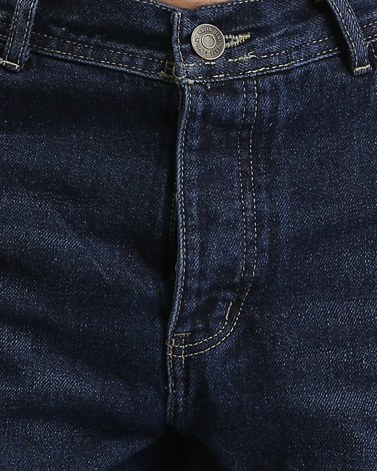 Ravin Men's Deep Indigo Straight-Fit Essential Jeans- Navy Blue - R210838 - Image 3
