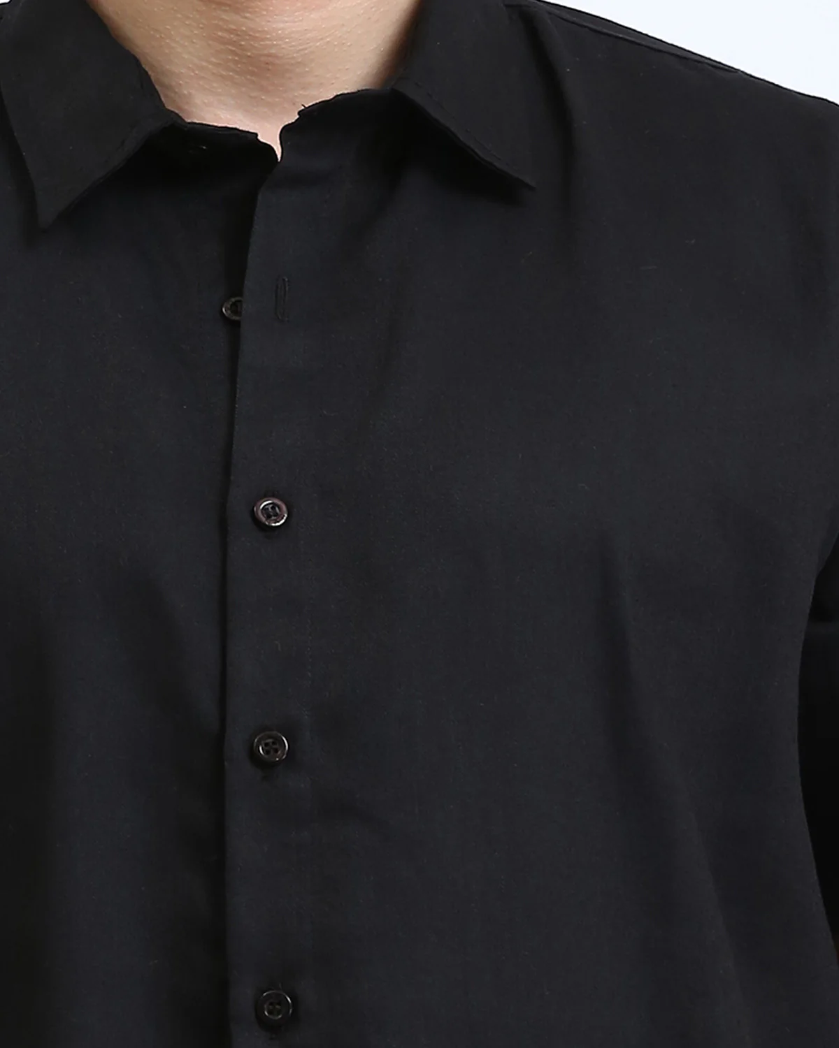 Ravin Men's Essential Short Sleeve Button-Down Shirt – Black - R210042 - Image 4