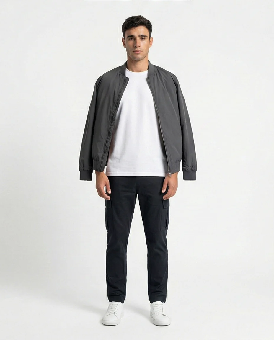 Classic Essential White Crew Neck T-Shirt - Image 3