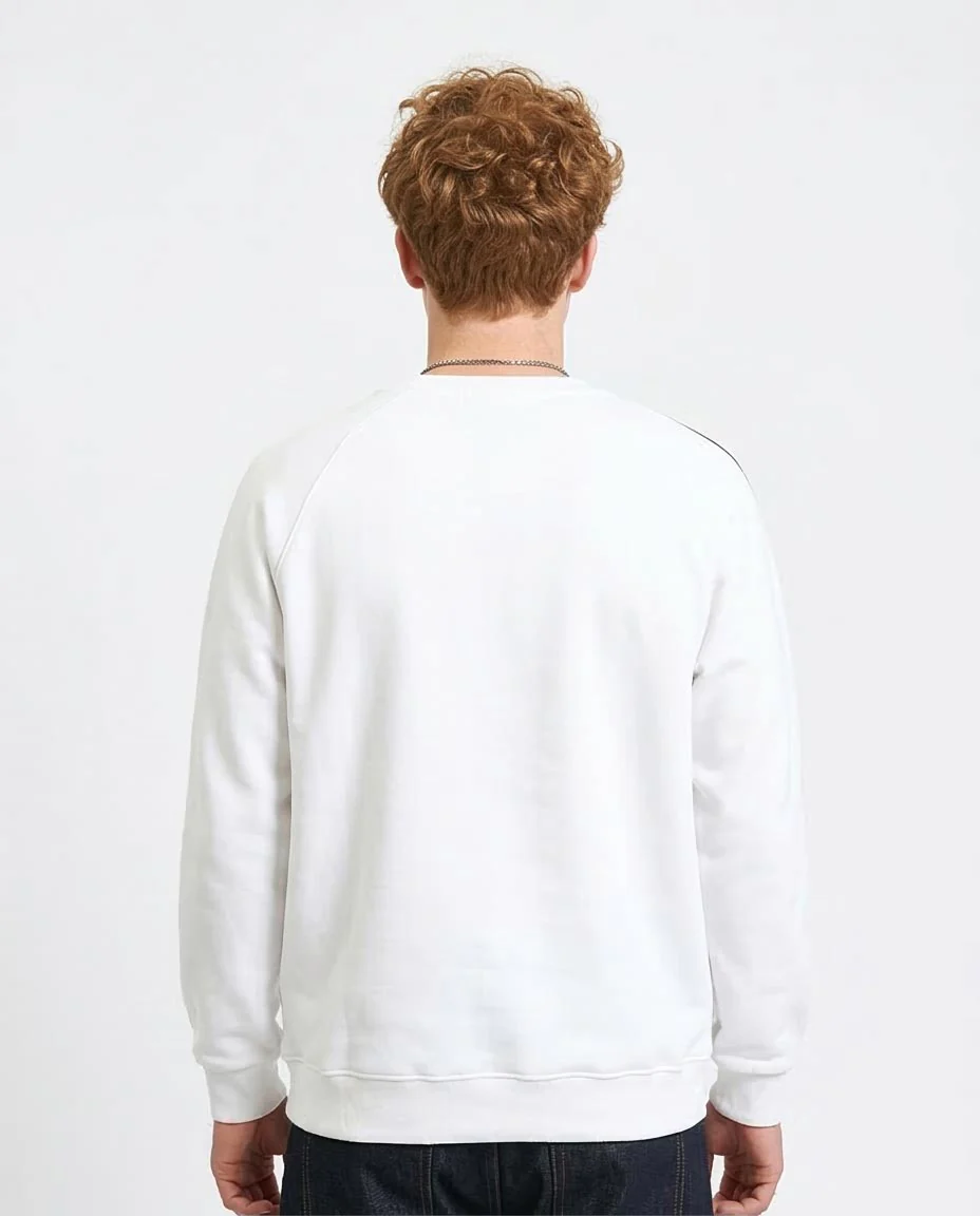 Ravin Men’s "FOND DREAM" Graphic Sweatshirt – White - R214403 - Image 2