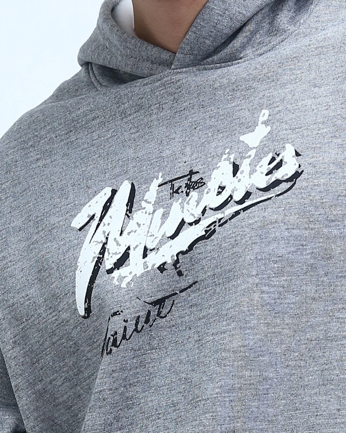 Men's Heather Grey Urban Bridge Graphic Hoodie - O200135 - Image 4
