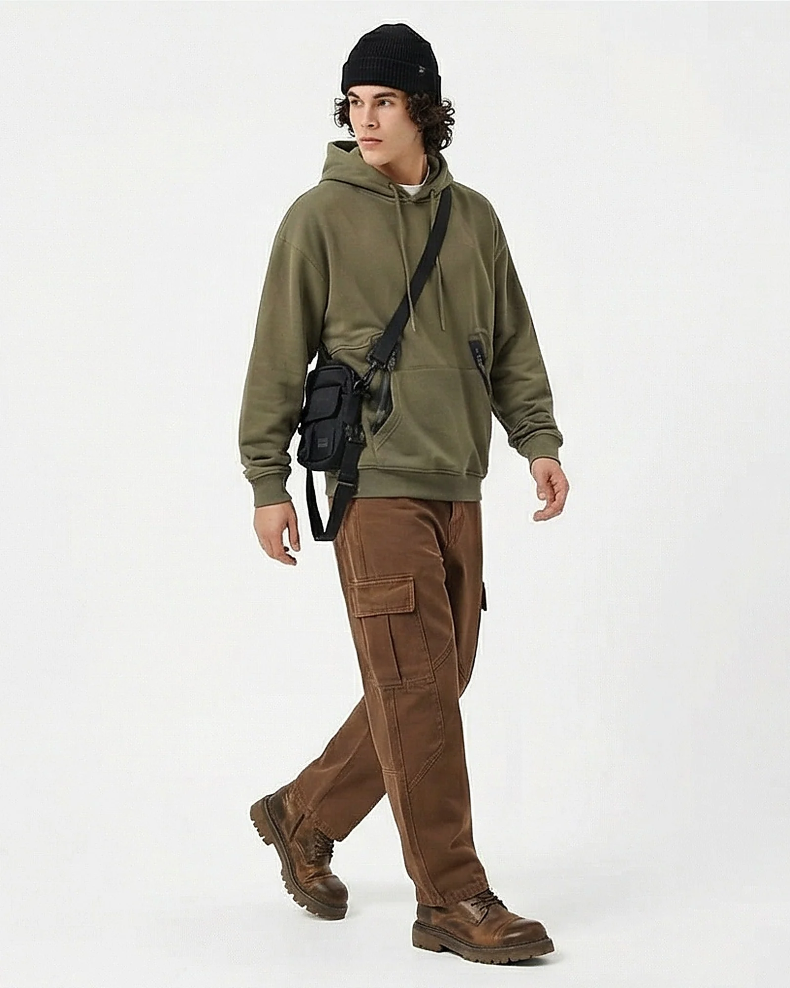 Ravin Men's Earth-Tone Utility Cargo Pants - Image 3