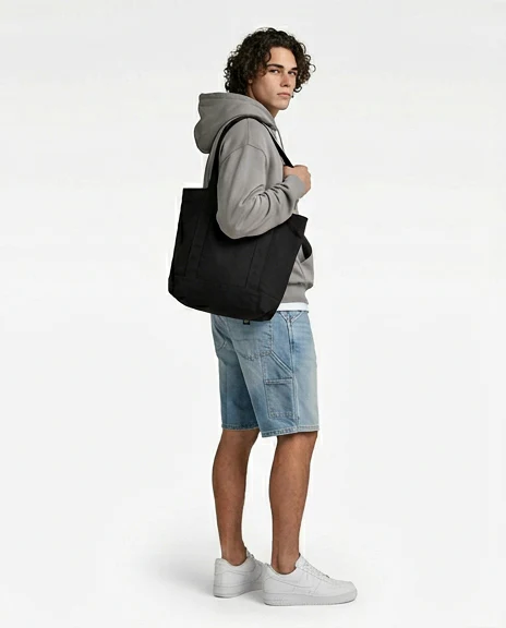 Light Wash Carpenter Denim Shorts - R216914 - Image 4
