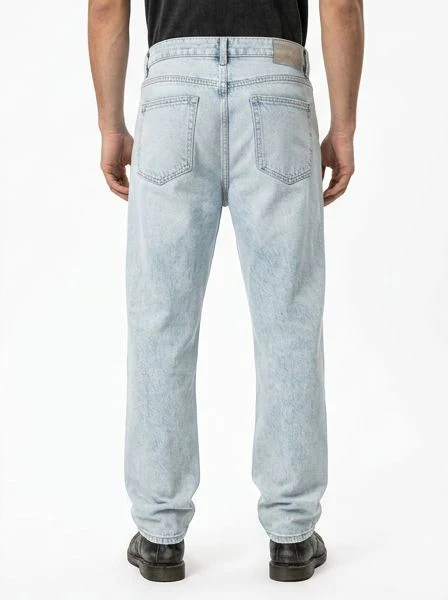 Light Wash Straight Leg Relaxed Denim Jeans - R217855 - Image 2