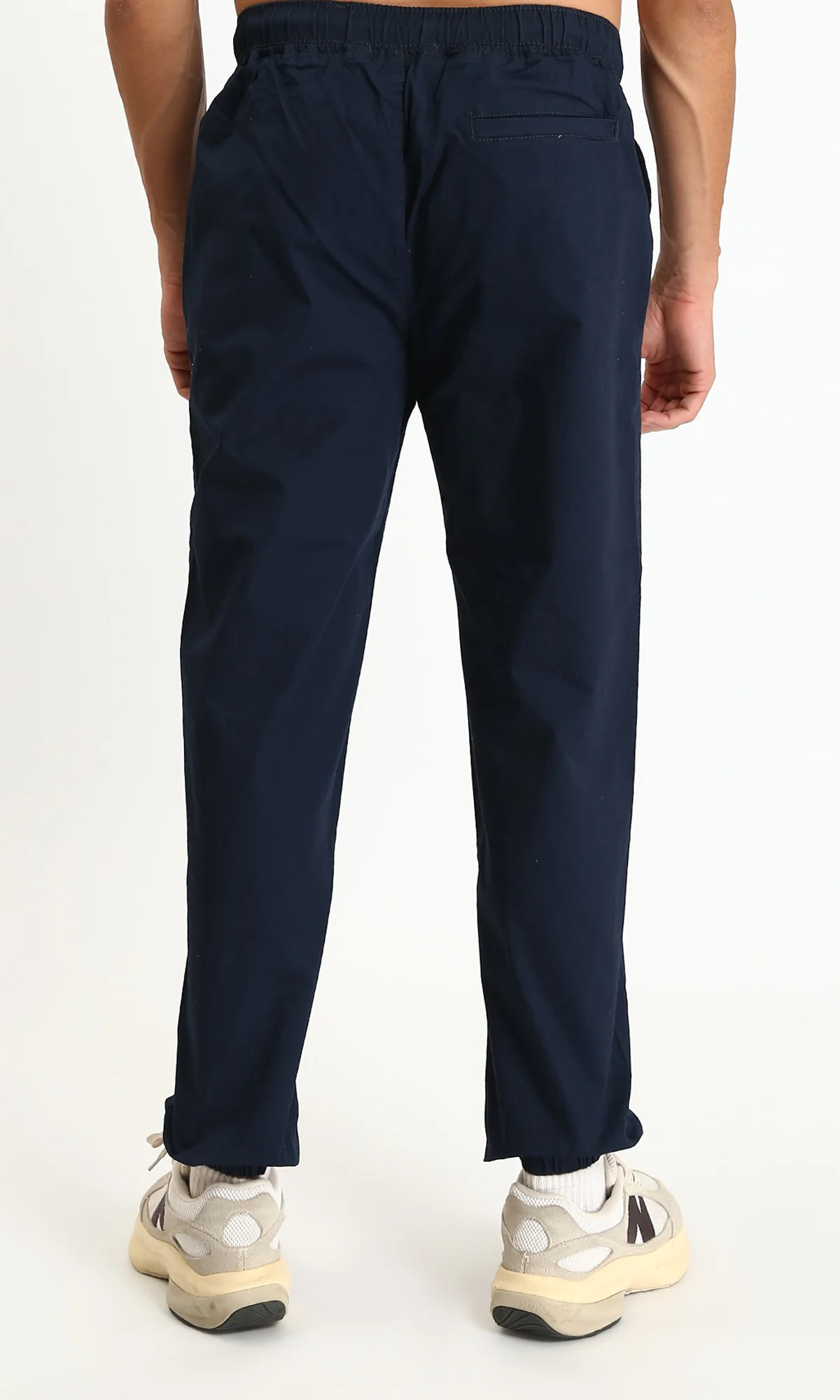 Modern Navy Elasticated Waist Jogger Trousers - Image 2