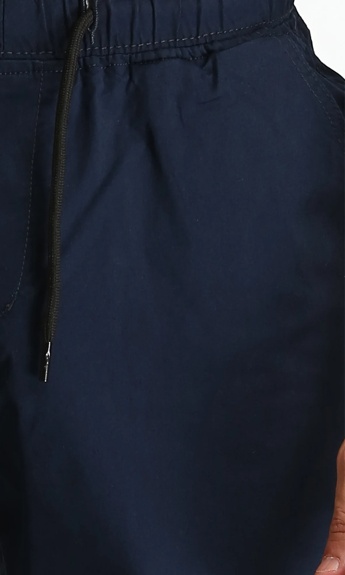 Modern Navy Elasticated Waist Jogger Trousers - Image 3