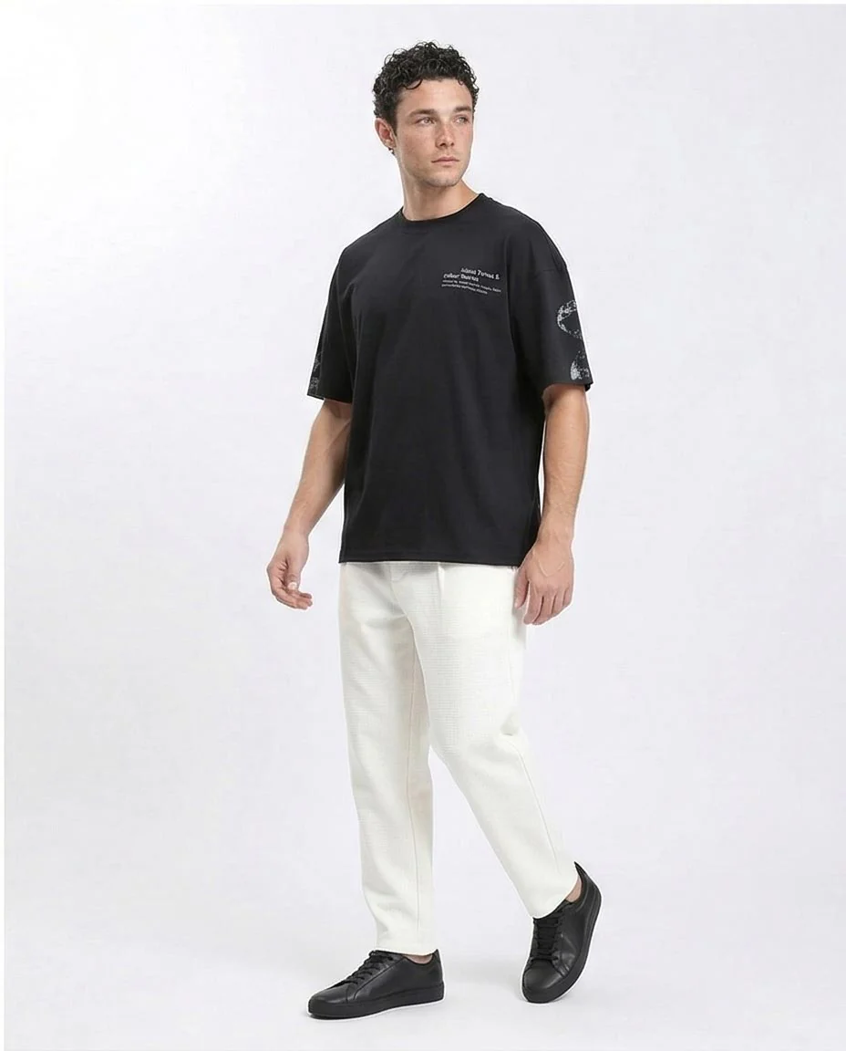 RAVIN Men’s Oversized "2666" Graphic T-Shirt – Elevated Street Collection - R210527 - Image 4