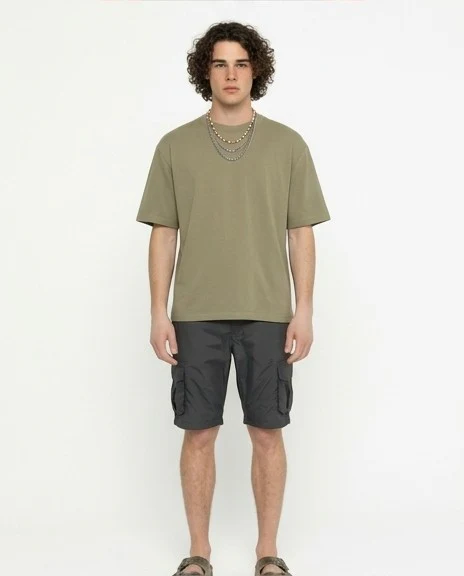 Ravin Modern Oversized Tee in Muted Olive - R216564 - Image 2