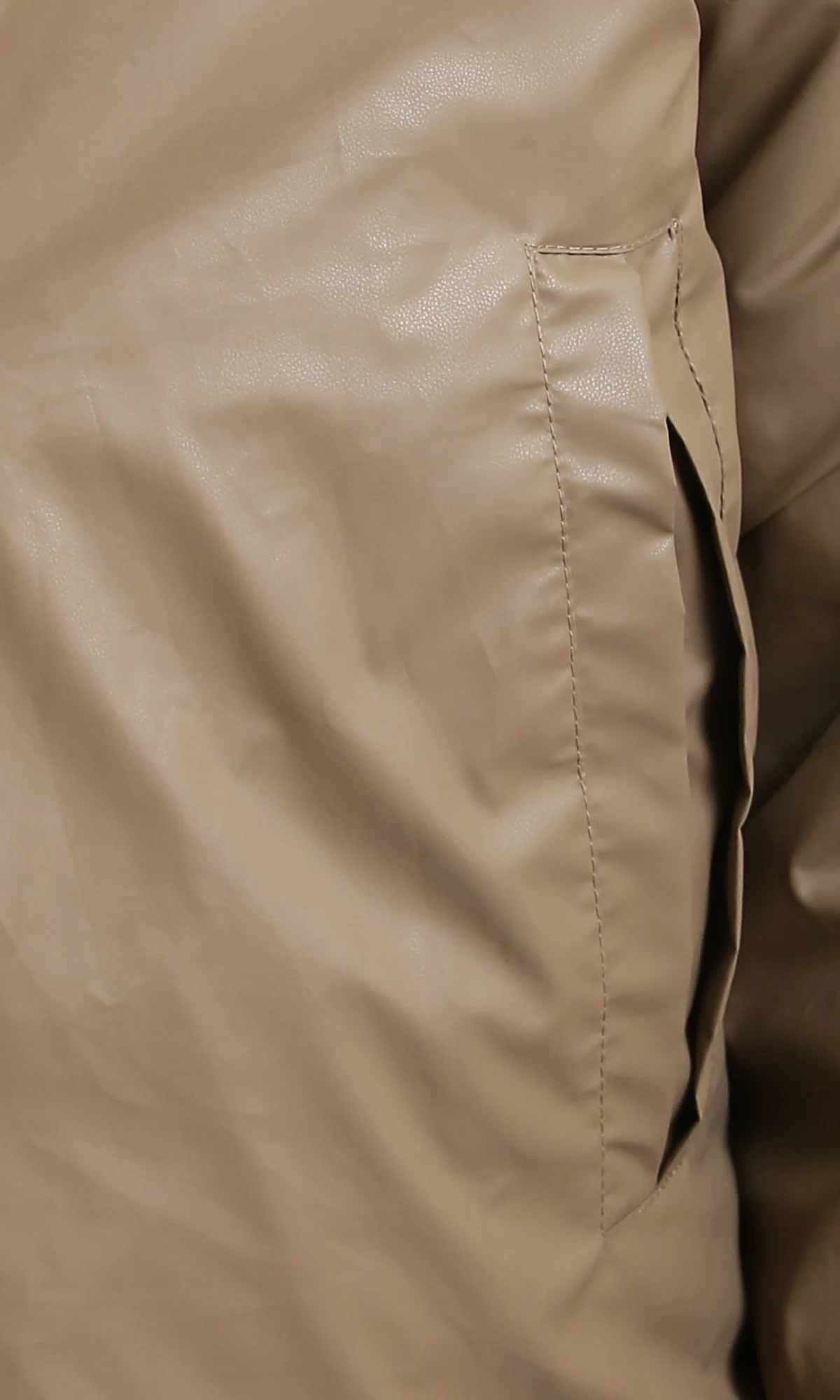 Ravin Men’s Padded Bomber Jacket with Contrast Ribbing - Coffee - R213114 - Image 4