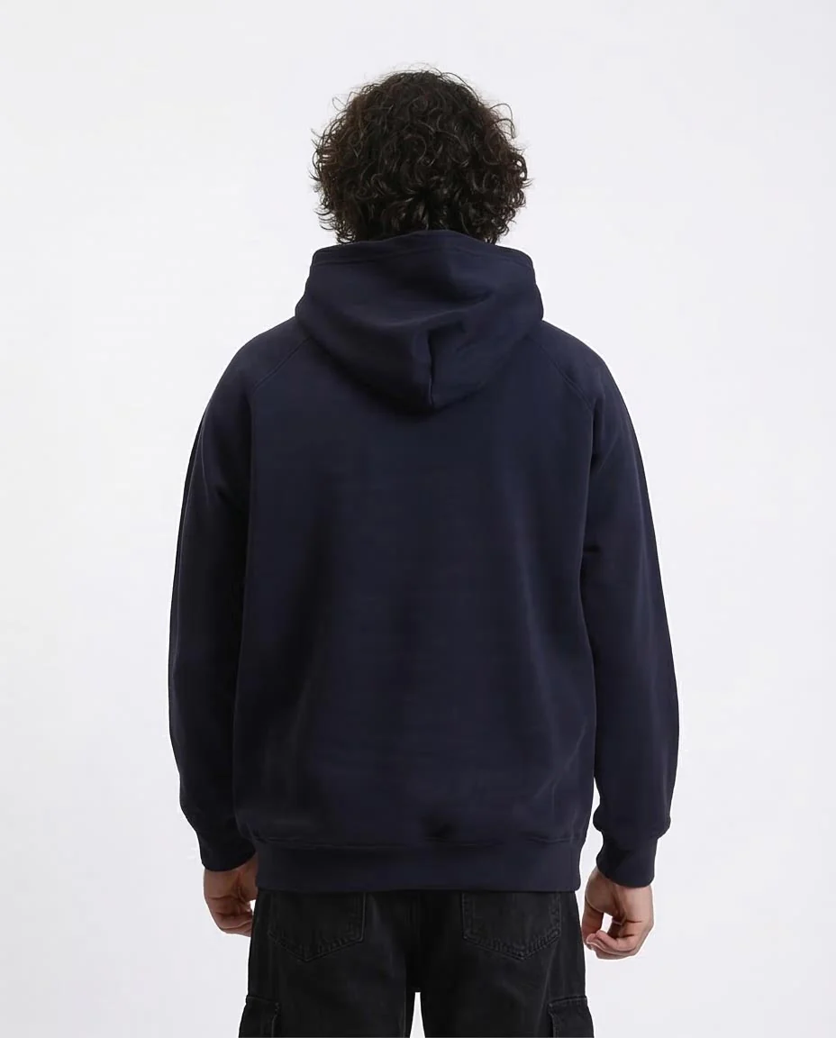 Ravin Men’s Racing Graphic Oversized Fleece Hoodie - Black - R212207 - Image 2