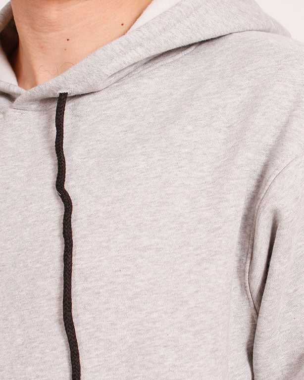 Ravin Men’s Relaxed Fit Beige Hoodie with Contrast Drawstrings - R206835 - Image 4