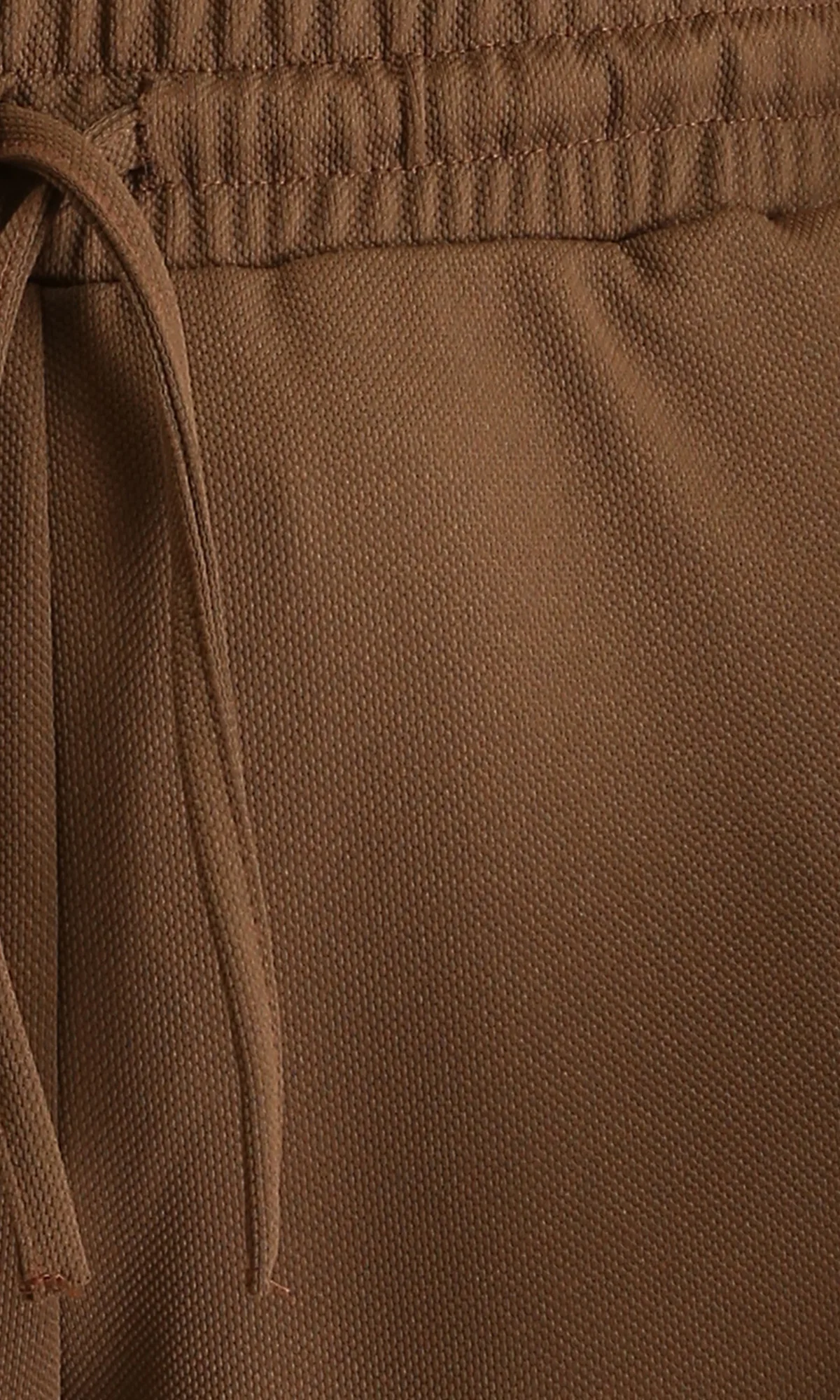 Essential Relaxed-Fit Solid Brown Trouser - Image 3