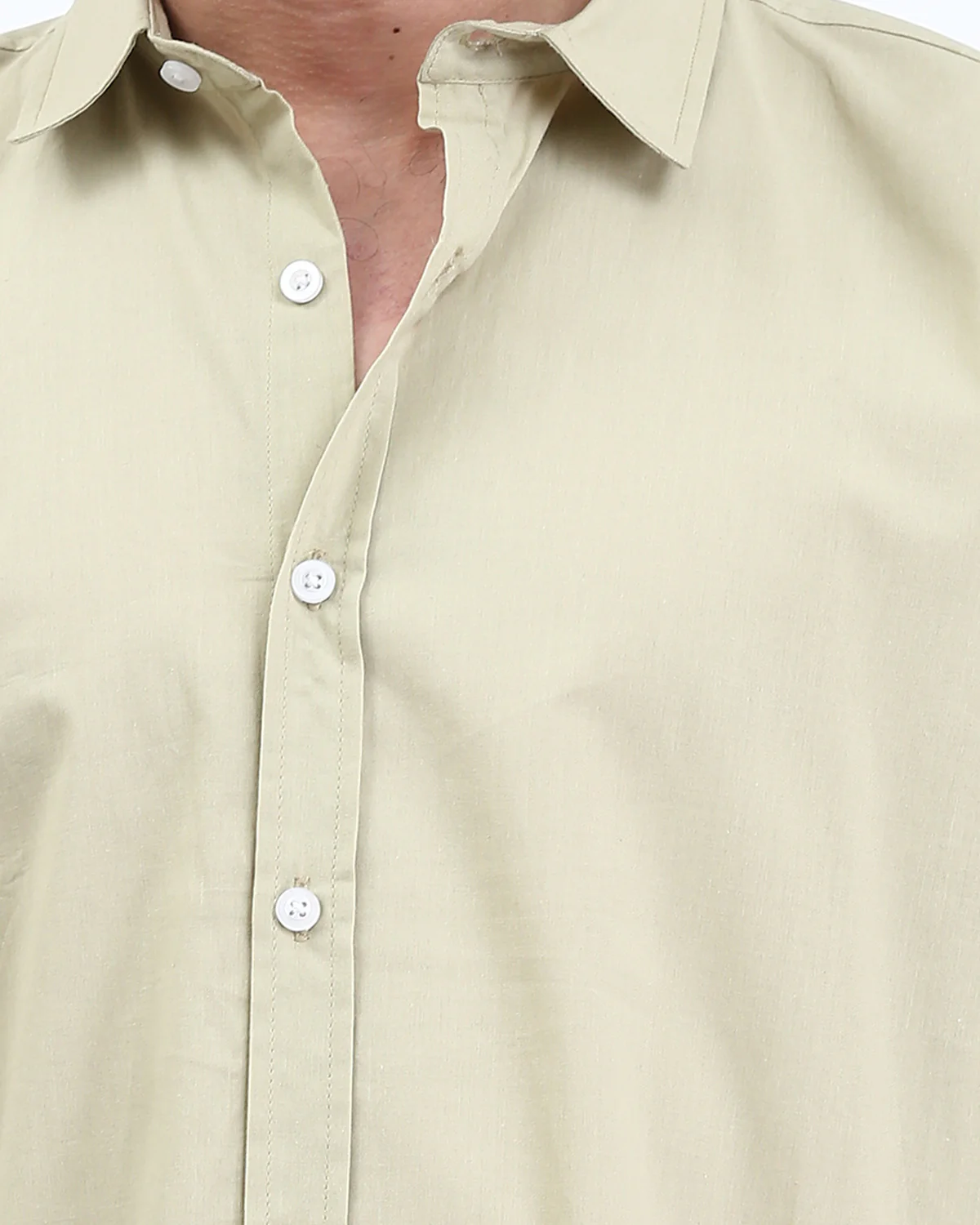 Ravin Men’s Relaxed-Fit Sage Poplin Short-Sleeve Shirt - Light Olive - R211098 - Image 4