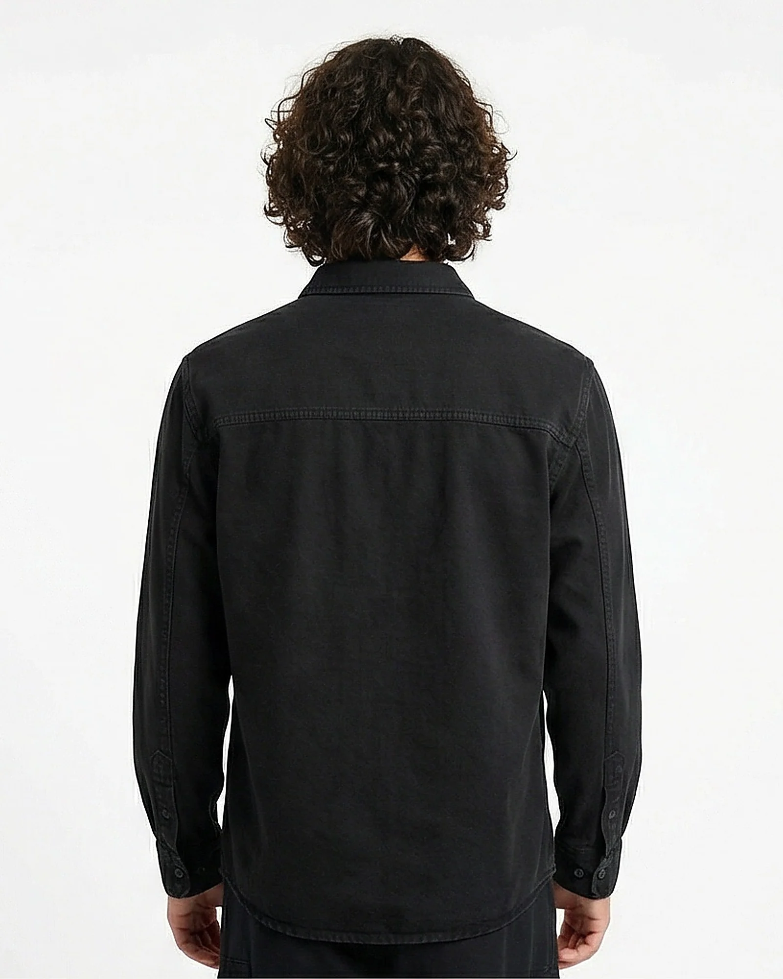 Ravin Men's Solid Black Long Sleeve Shirt - Image 2