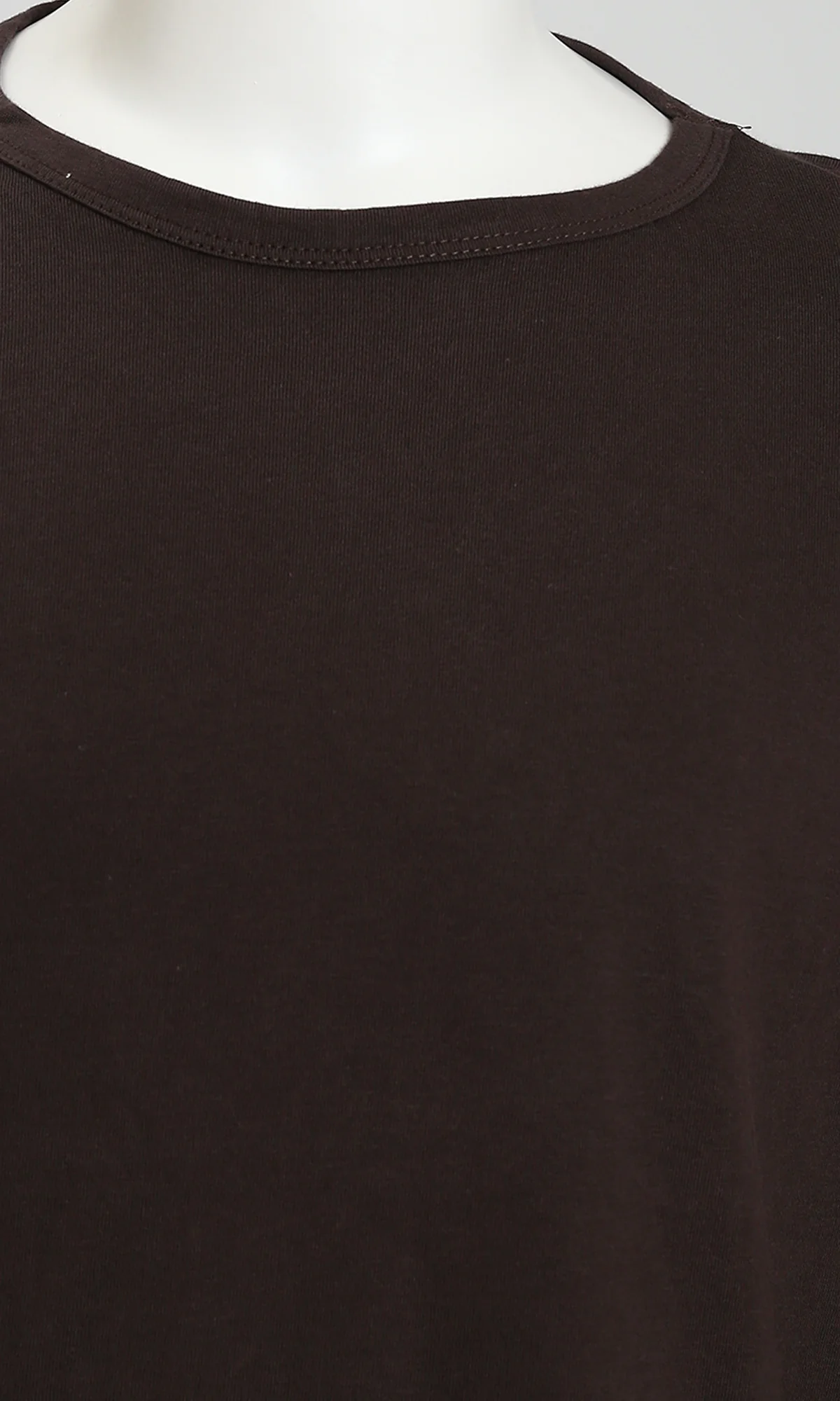 Chocolate Brown Oversized Boxy Essential Tee - R216123 - Image 3