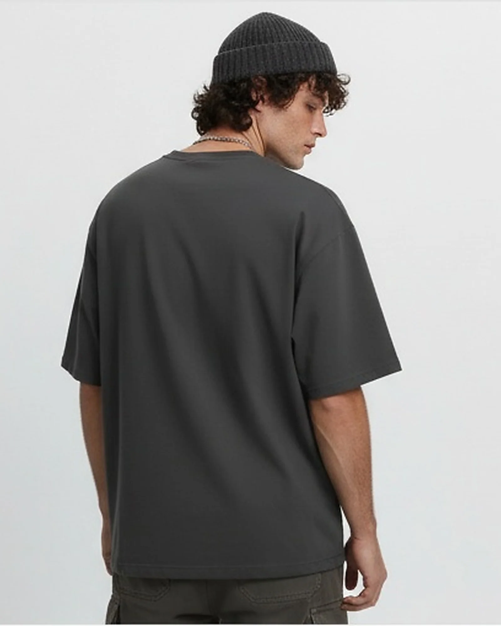 Charcoal Oversized Nirvana Graphic T-Shirt - R216289 - Image 2
