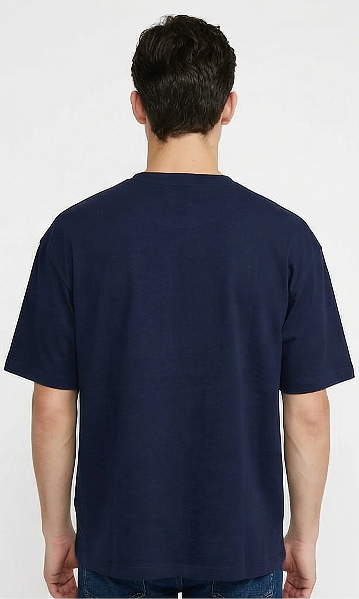 Midnight Navy Oversized Essential Tee - R216563 - Image 2