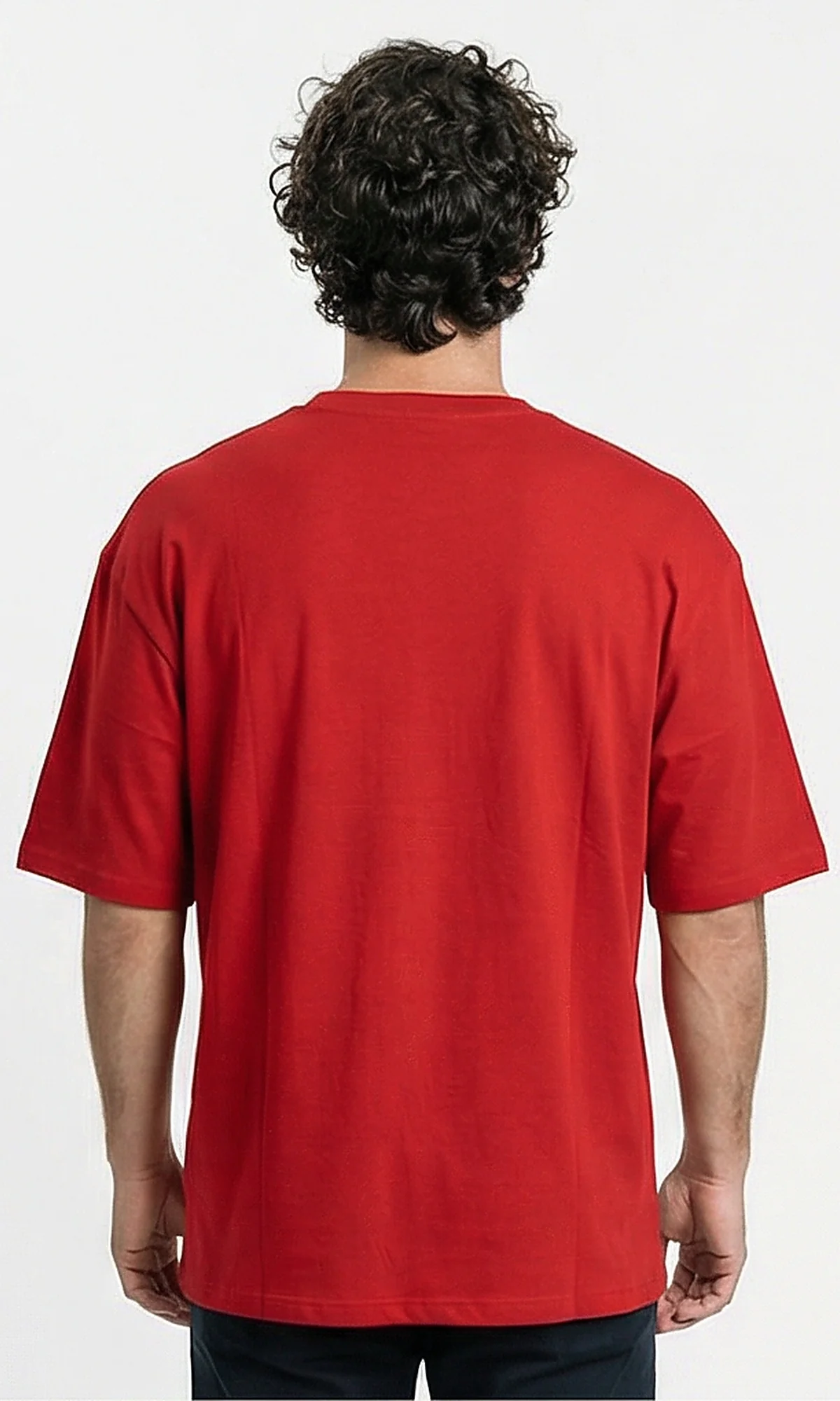 Red Unapologetically Me Graphic Oversized Tee - R216293 - Image 2